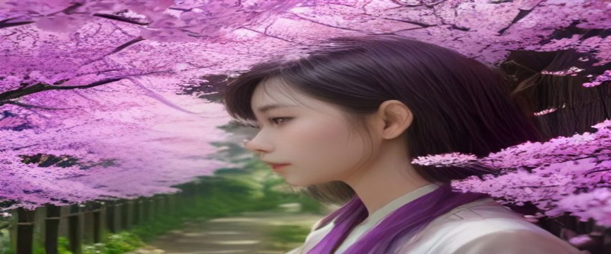 春日花园中一位用户在笔记本电脑前查阅春暖花开最新地址信息，桌上摆放着记录网络安全要点的笔记本，背景是盛开的绿植与暖色阳光，氛围温暖专业